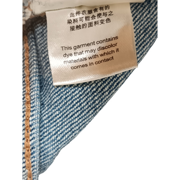 Pilcro by Anthropologie Jeans Women’s 18W Plus Blue Denim Straight Leg Stretch - Picture 12 of 16